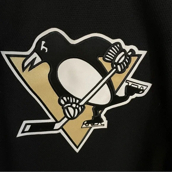 𝅺pittsburgh Penguins Reebok Ladies Jersey #71 Milkin Size M - Picture 4 of 8